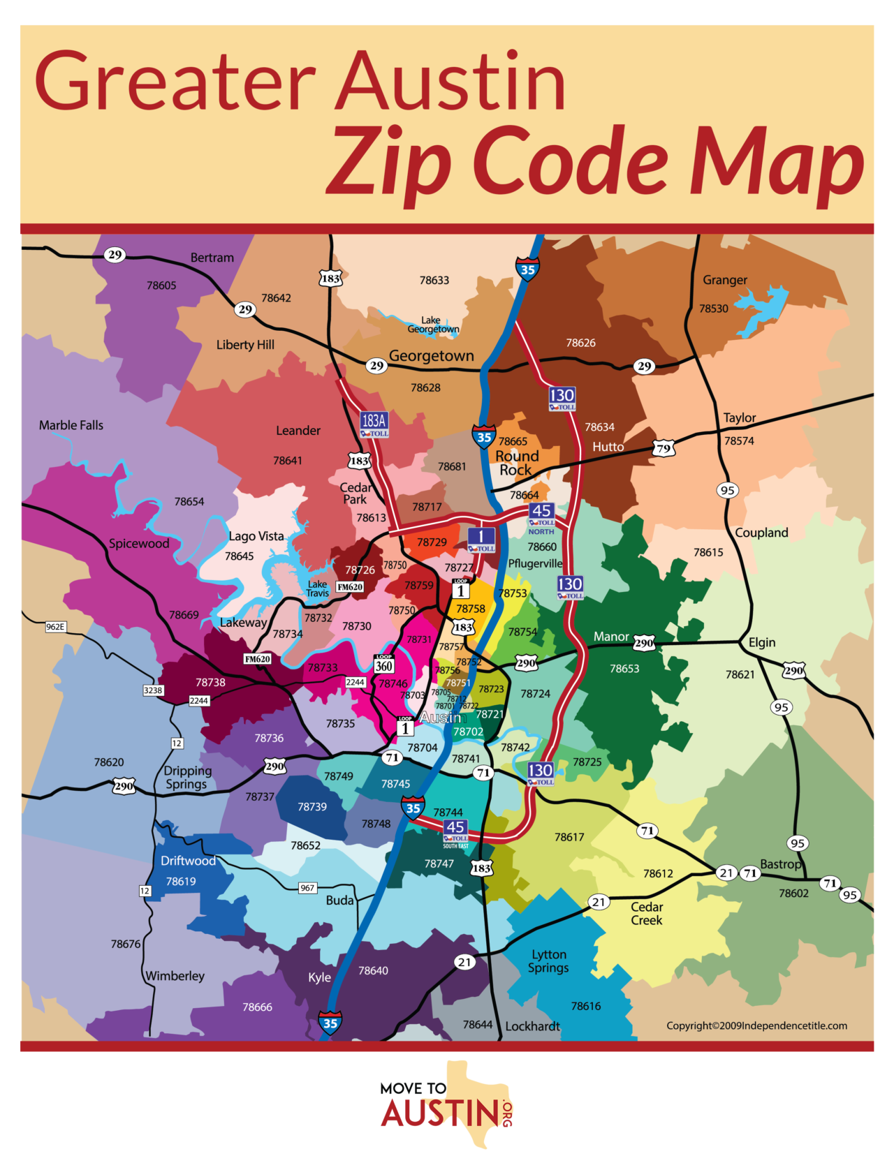 Austin Zip Codes – Move To Austin