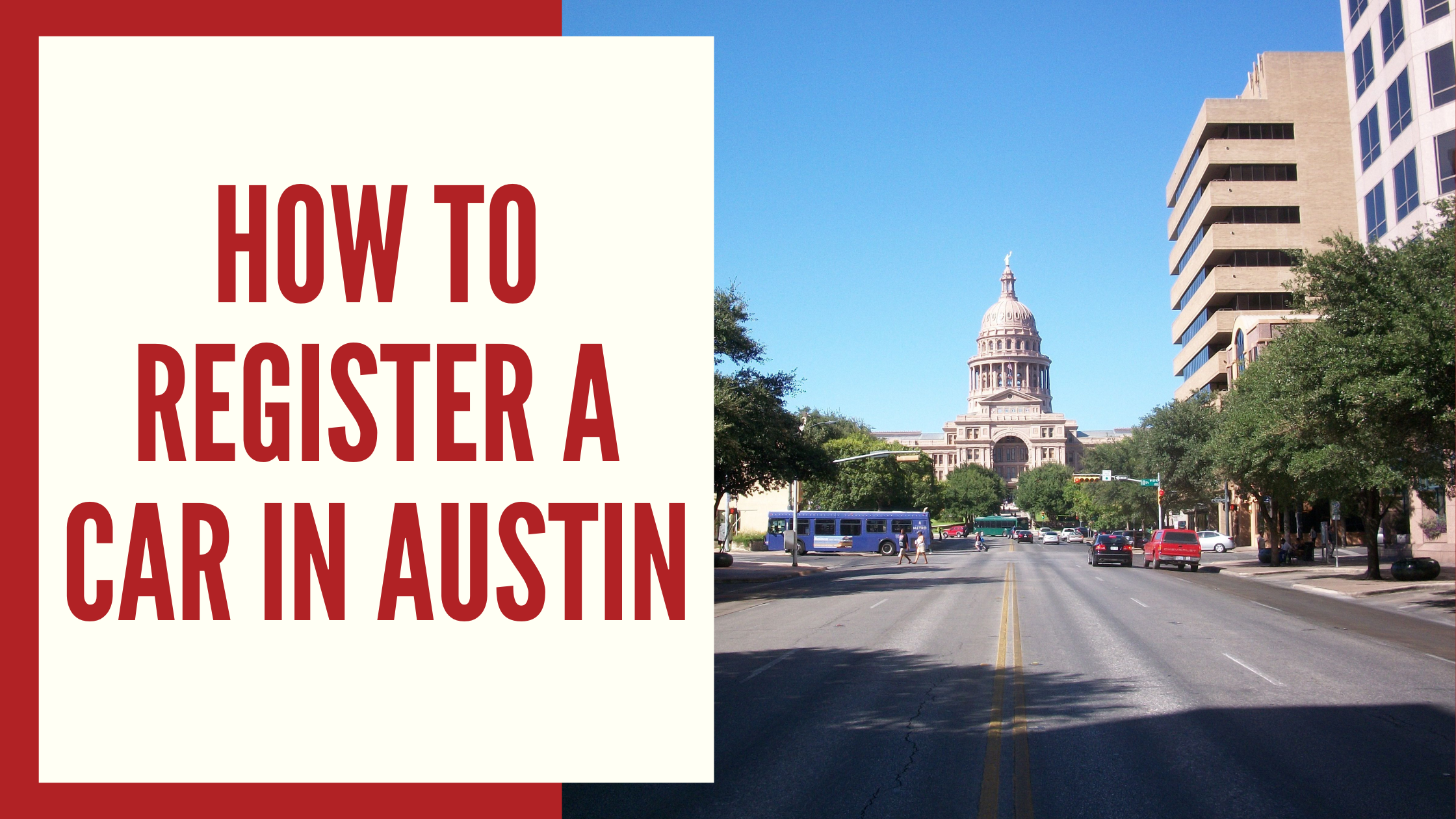 how to register a car in austin texas